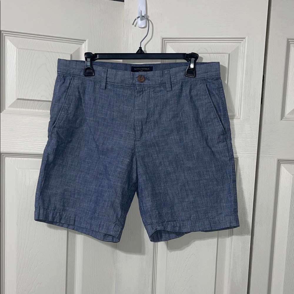 Banana Republic / slim fit Blue men's Shorts.  #0511